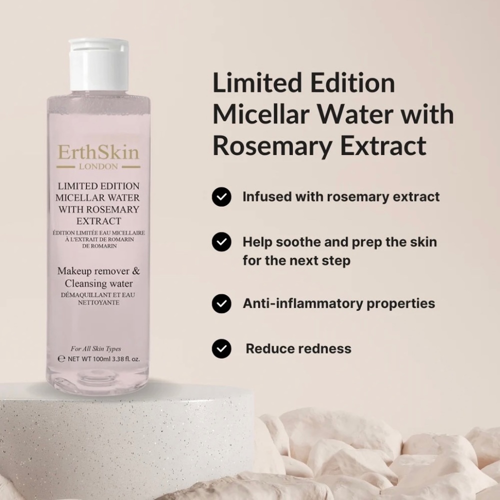 Limited Edition Eclat Skin London Micellar Water